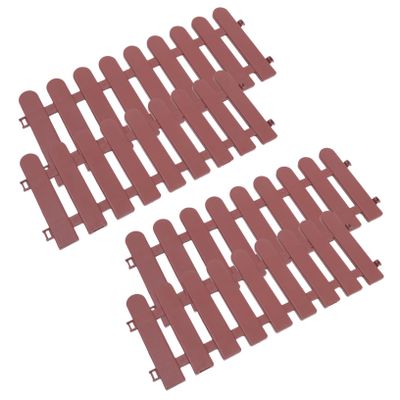 Turtle Exercise Pen with DIY Structure, 4 Pieces, PVC, Coffee