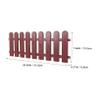Turtle Exercise Pen with DIY Structure, 4 Pieces, PVC, Coffee view 2