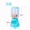 Automatic Pet Feeder, 3.5 L, Blue Plastic view 2
