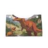 Dinosaur Long Tissue Box Cover - Faux Leather Tissue Holder for Bathroom, Living Room, Office, Bedroom, or Car view 4