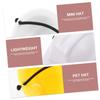 BESTonZON 4-Piece Set of Lightweight Plastic Lizard Hats with Hanging Straps view 2