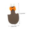 Washable Bird Diaper for Parrots and Large Parakeets, Size L, Coffee view 2
