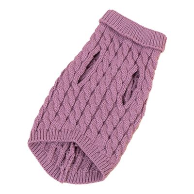 Huvqianu Large Dog Sweater - Winter Knit Pullover for Dogs