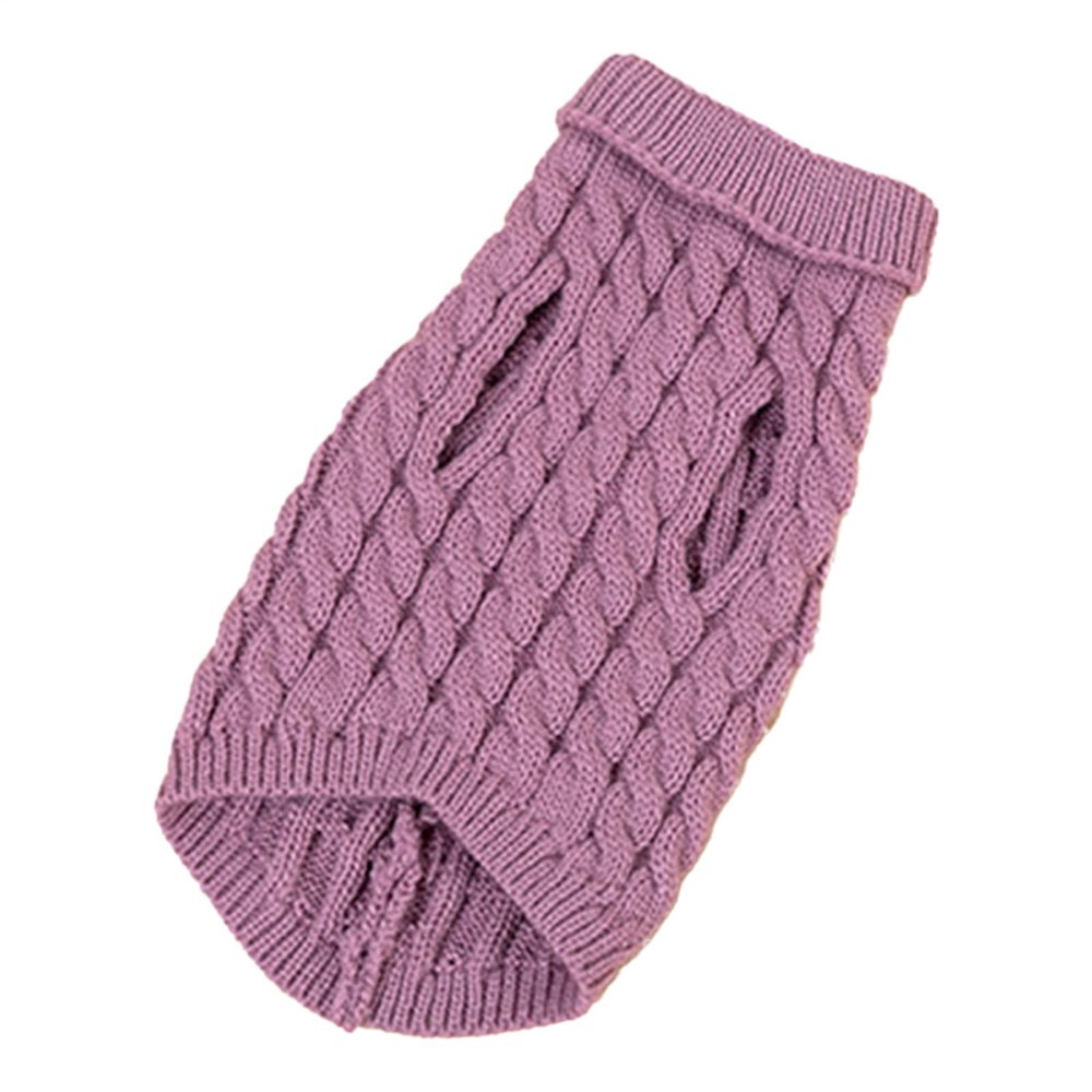 Huvqianu Large Dog Sweater - Winter Knit Pullover for Dogs