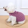 Huvqianu Large Dog Sweater - Winter Knit Pullover for Dogs view 3