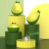 Elevated Avocado-Shaped Cat Bowl view 3