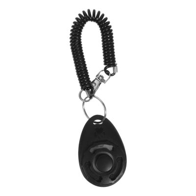 ibasenice Portable Dog Clicker with Whistle and Elastic Wrist Strap