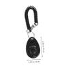 ibasenice Portable Dog Clicker with Whistle and Elastic Wrist Strap view 2