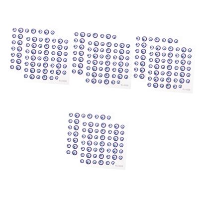 LIFKOME 4 Sets Evil Eye Self-Adhesive Nail Stickers