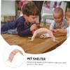 TOYANDONA Wooden Hideout for Small Pets view 4