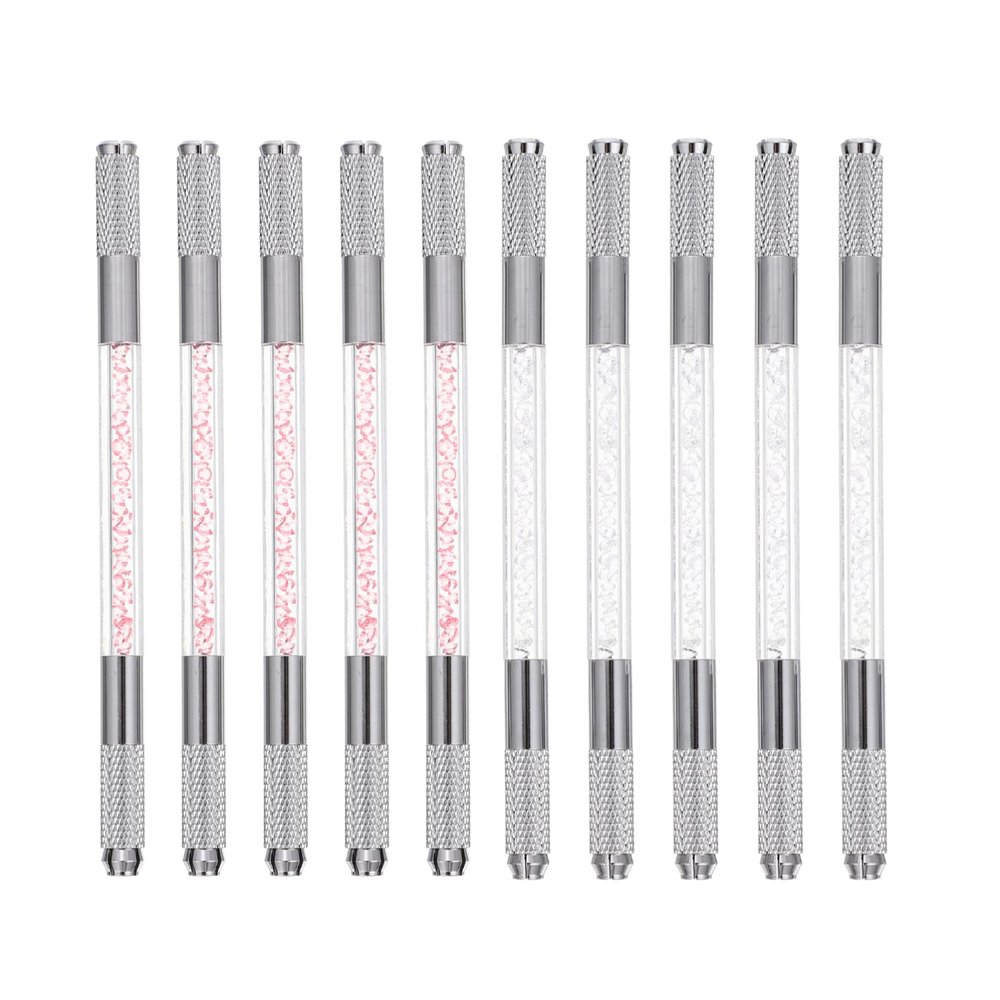 Double-Ended Microblading Eyebrow Pencil, Approx. 10 Pieces