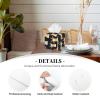 Square Foldable Tissue Box with Cute Goat Pattern, PVC Leather view 3