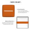 Square Foldable Tissue Box Cover, Modern PVC Leather Cube Holder view 4