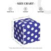 Square Foldable Leather Tissue Box Cover, Modern Cube Design view 2