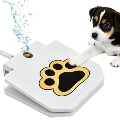 Outdoor Dog Sprinkler, Paw-Activated Water Dispenser for Pets