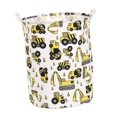 MILISTEN 1-Pc Washable Patterned Laundry Basket, Large Cotton Rope Storage Basket for Dirty Laundry, Colorful, for Nursery and Toy Organization