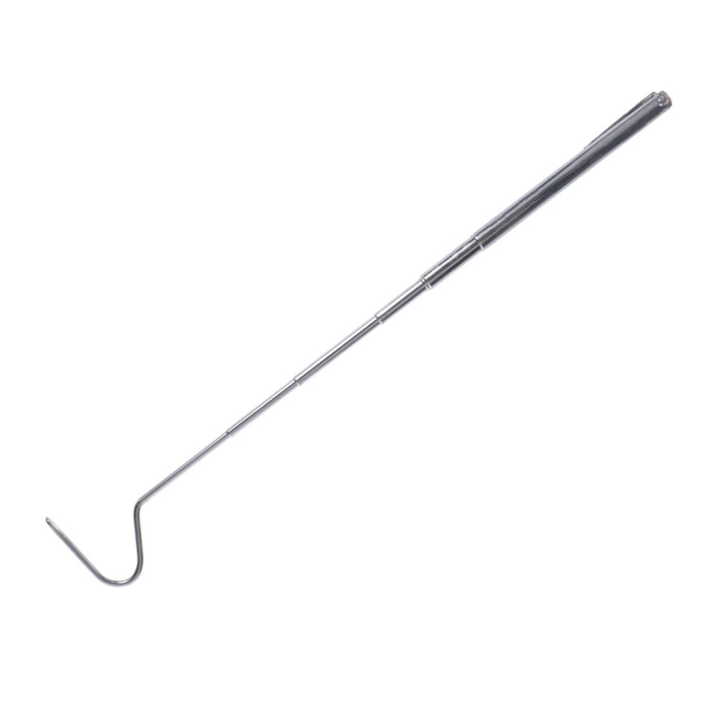 ifundom 68 cm Retractable Stainless Steel Snake Hook, Silver