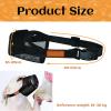 ARYIMYDP Muzzle for Medium and Large Dogs, Nylon Mesh, Breathable, Adjustable Straps, Black-XL view 2