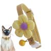 Cat Collar with Flower view 1