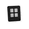 SEWOART Black ABS Pet Screen Door for Dogs and Cats view 2