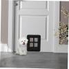SEWOART Black ABS Pet Screen Door for Dogs and Cats view 4