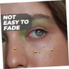 TOVINANNA 4 Sets Self-Adhesive Rhinestones for Face Makeup, Sparkling Face Jewels for Festivals, Carnivals and DIY Crafts, Safe and Skin-Friendly, 12 Sheets x 4 view 2