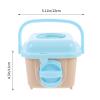 Portable Plastic Travel Carrier for Small Pets, Easy to Clean view 2