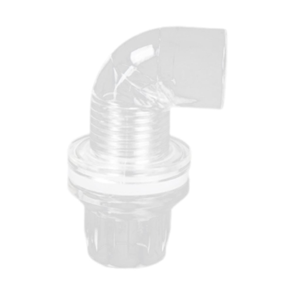 FytStycale Aquarium Connector, Water Pipe Fitting, Acrylic for Aquariums, 16mm Elbow
