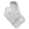 Mobestech Transparent Rectangular Tissue Box Holder, PET and Steel view 1