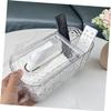 Mobestech Transparent Rectangular Tissue Box Holder, PET and Steel view 4