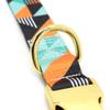LYVQZPWLR Dog Harness with Tool, Fashion Nylon Print Leash Collar (147 Orange, 30 to 42 cm) view 4