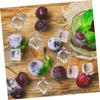 GLEAVI 50-Piece Transparent Reusable Fake Ice Cubes for Weddings, Parties and Photography, Irregular Shape, Realistic Appearance view 3