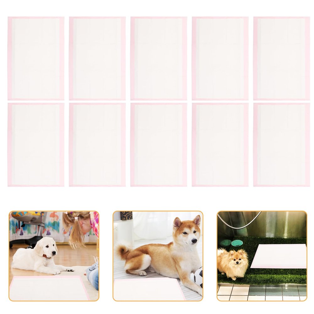 Toddmomy 25-Pack Disposable Dog Training Pads, Absorbent Leakproof Nonwoven Pads