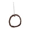 Toddmomy Apple Wood Bird Swing with Bell view 1