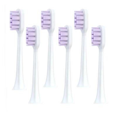 Zrksgbvyct Electric Toothbrush Replacement Heads, Compatible with Mijai T301/T302/T501/T501C (6 pcs)