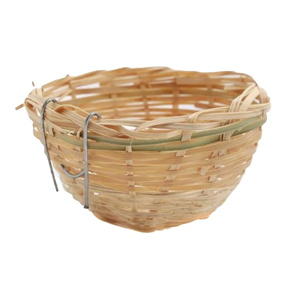 Budgie Nest Box - Natural Handwoven Finch Nest