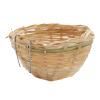 Budgie Nest Box - Natural Handwoven Finch Nest view 1