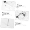 Removable Acrylic Nail Art Color Cards with Marble Texture view 2