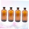 JECOMPRIS 30 ml Amber Glass Bottles, 4-Pack, Round with Bakelite Caps view 2