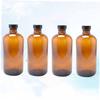JECOMPRIS 30 ml Amber Glass Bottles, 4-Pack, Round with Bakelite Caps view 4