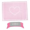 Pink Silicone Handrest Cushion Set for Manicure and Nail Art view 1