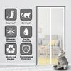 BANTASE Cat Screen Door, Durable Pet-Safe Mesh with Zipper, 90 x 200 cm view 3