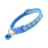 Paw Print Pet Bell Collar view 1
