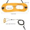 ORFOFE 1-Piece Adjustable Harness with Leash for Bearded Dragons and Lizards, Size S, Yellow, for Outdoor Training view 2