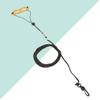 ORFOFE 1-Piece Adjustable Harness with Leash for Bearded Dragons and Lizards, Size S, Yellow, for Outdoor Training view 3