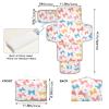 Reusable Cartoon Baby Changing Mat with Pillow and Wipe Pocket view 4