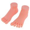 2-Piece Silicone Gel Practice Foot Model for Toenails view 1