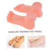 2-Piece Silicone Gel Practice Foot Model for Toenails view 3