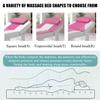 LDLCYCN Gray 180 × 60 cm Massage Table Mattress Topper, 8 cm Thick Foam with Elastic Band view 4