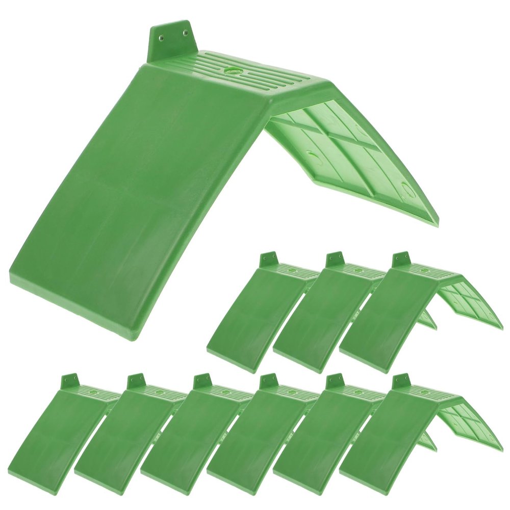 SOIMISS 10-Piece Green Plastic Pigeon Perch Stands, Random Style